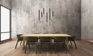 LORENZ - Pendant light - Ø 120 cm - LED Dimmable - 6x4W 3000K - Black