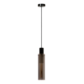 ORLANDO - Pendant light - Ø 10 cm - 1xE27 - Smoke