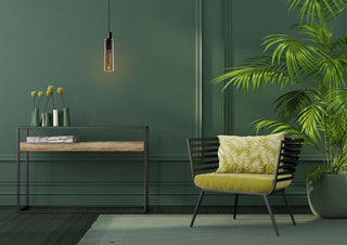 ORLANDO - Pendant light - Ø 10 cm - 1xE27 - Smoke