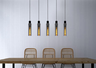 ORLANDO - Pendant light - 5xE27 - Smoke