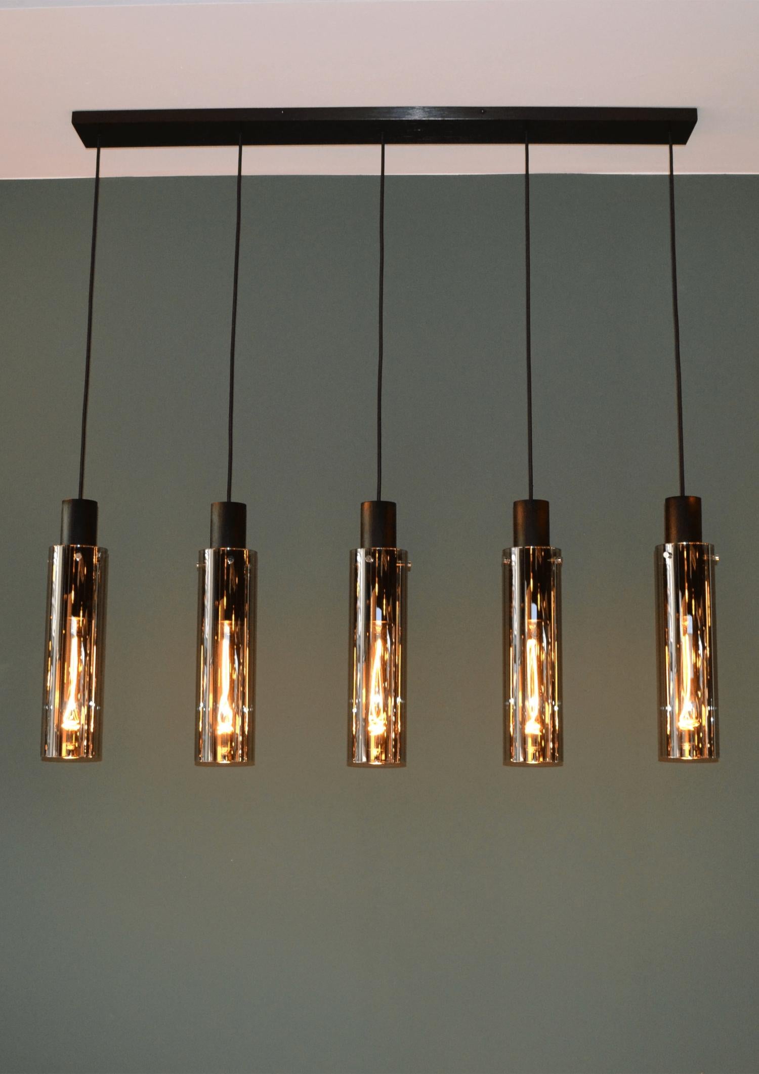 ORLANDO - Pendant light - 5xE27 - Smoke