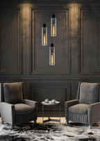 ORLANDO - Hanglamp - Ø 32 cm - 3xE27 - Fumé