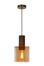 TOLEDO - Suspension - Ø 20 cm - 1xE27 - Ambre
