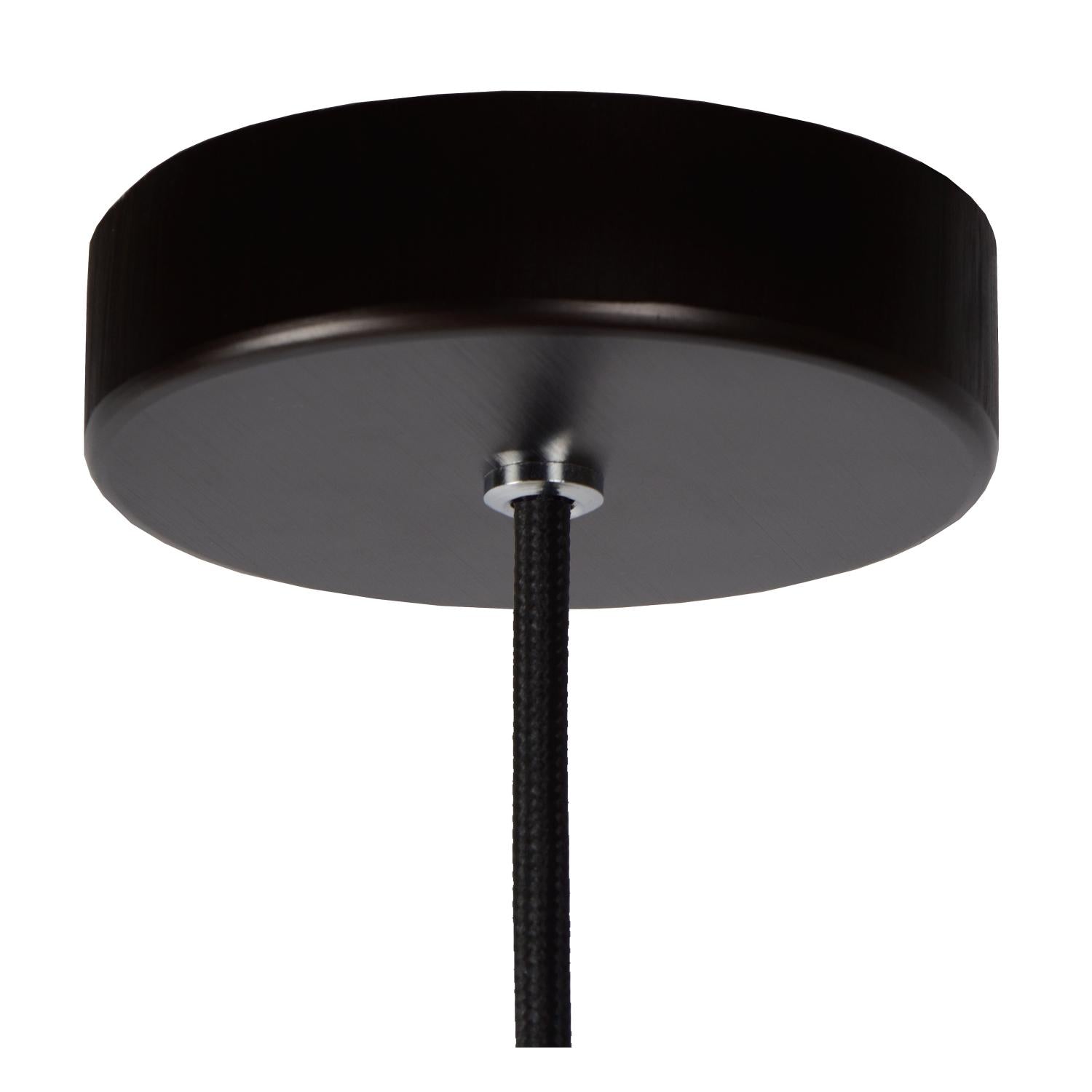 ZINO - Hanglamp - Ø 10 cm - 1xE27 - Fumé