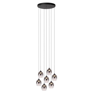 TAMINO - Hanglamp - Ø 52 cm - LED Dimb. - 7x7W 3000K - Zwart