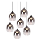 TAMINO - Hanglamp - Ø 52 cm - LED Dimb. - 7x7W 3000K - Zwart