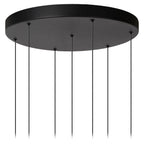 TAMINO - Hanglamp - Ø 52 cm - LED Dimb. - 7x7W 3000K - Zwart