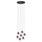 TAMINO - Hanglamp - Ø 52 cm - LED Dimb. - 7x7W 3000K - Zwart