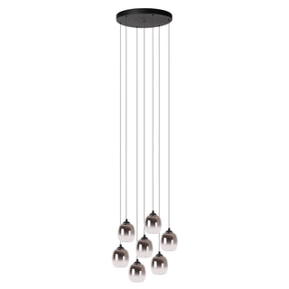 TAMINO - Hanglamp - Ø 52 cm - LED Dimb. - 7x7W 3000K - Zwart