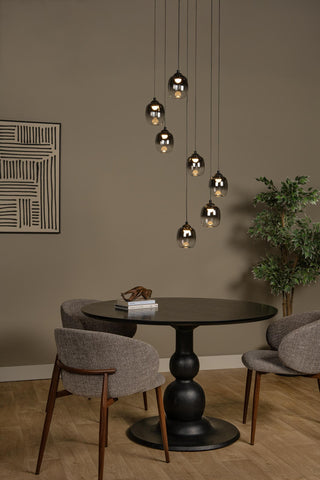 TAMINO - Hanglamp - Ø 52 cm - LED Dimb. - 7x7W 3000K - Zwart