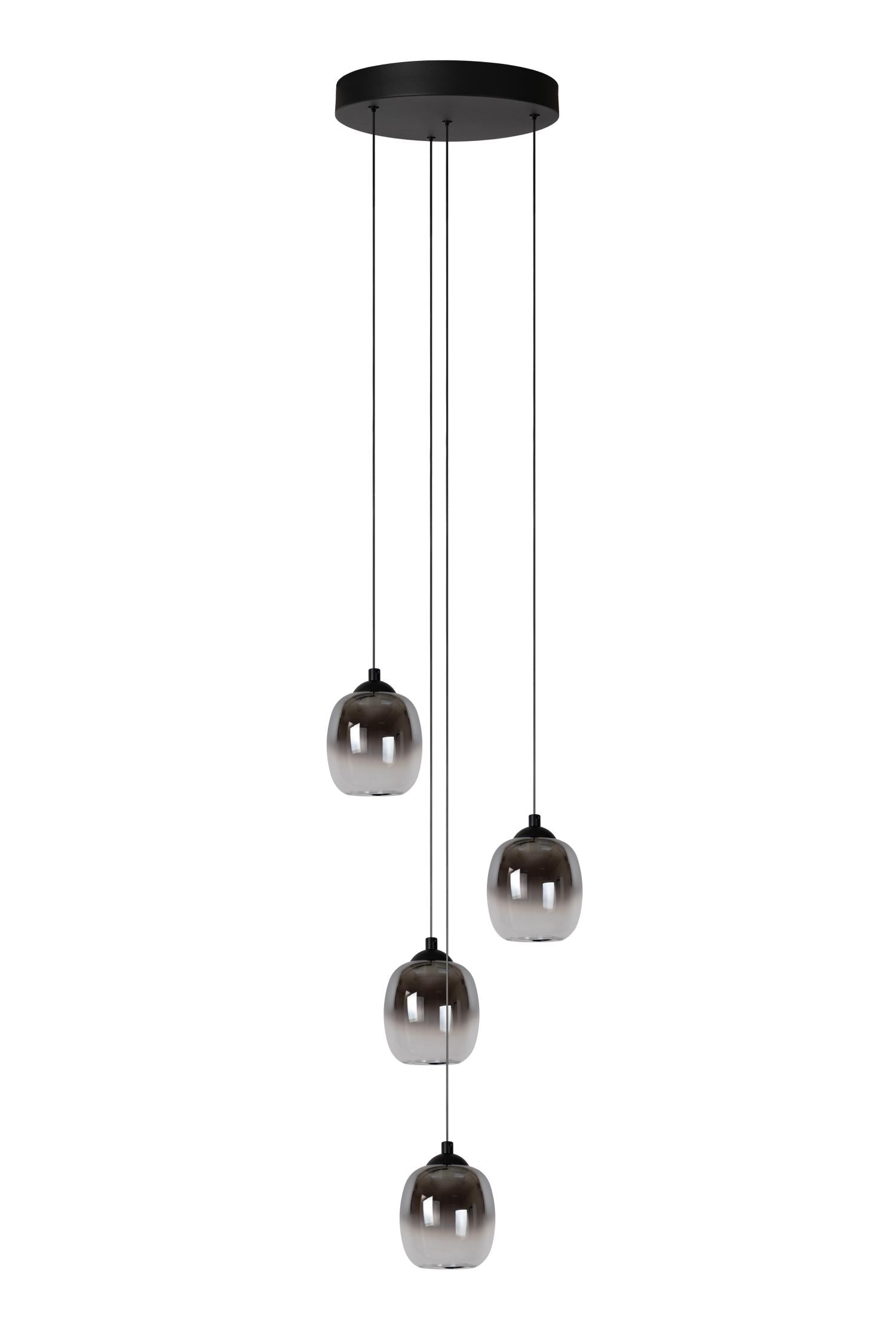 TAMINO - Hanglamp - Ø 36 cm - LED Dimb. - 4x5,2W 3000K - Zwart