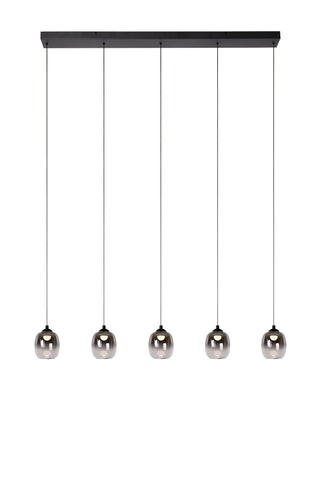 TAMINO - Hanglamp - LED Dimb. - 5x5,6W 3000K - Zwart