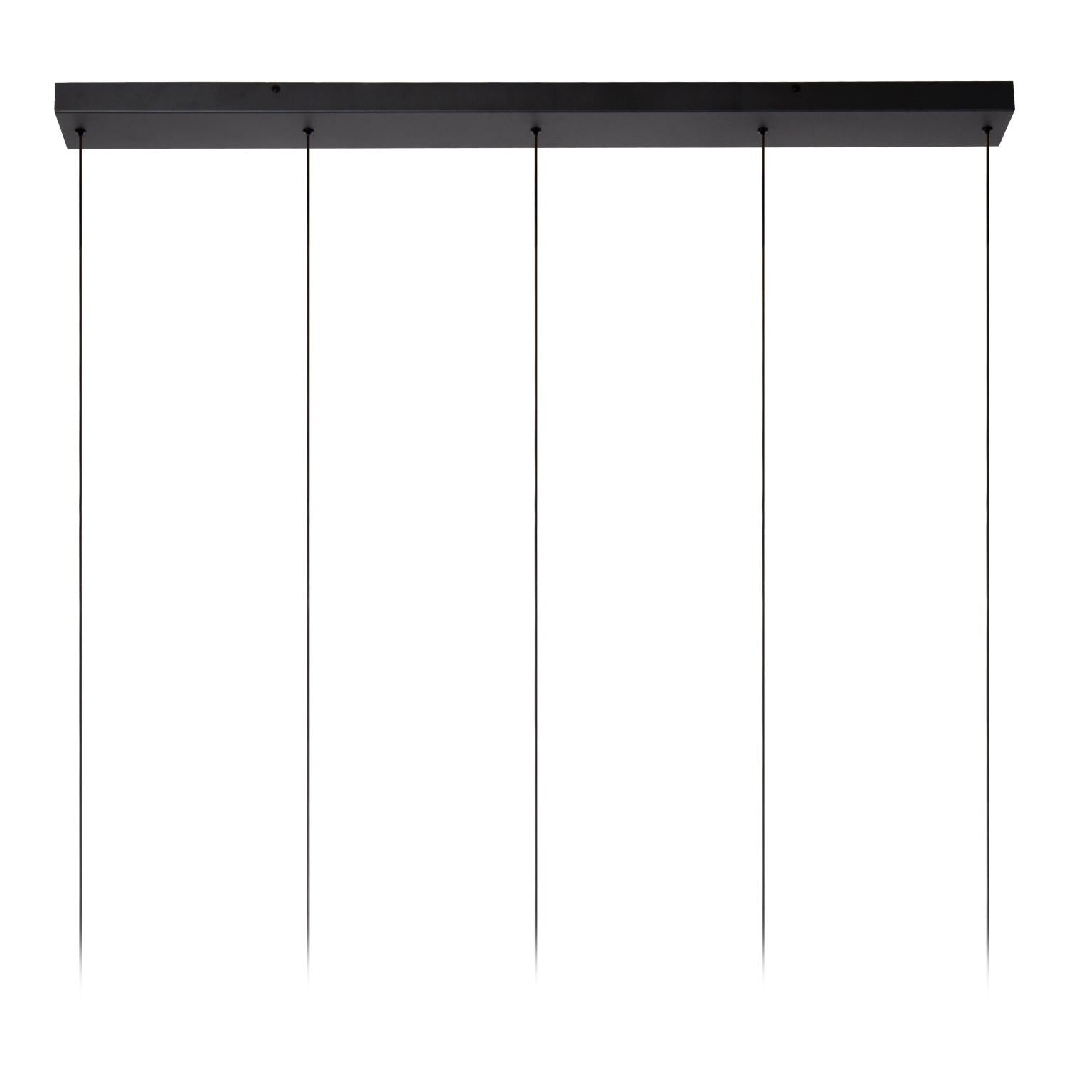 TAMINO - Hanglamp - LED Dimb. - 5x5,6W 3000K - Zwart