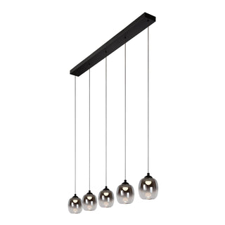 TAMINO - Hanglamp - LED Dimb. - 5x5,6W 3000K - Zwart