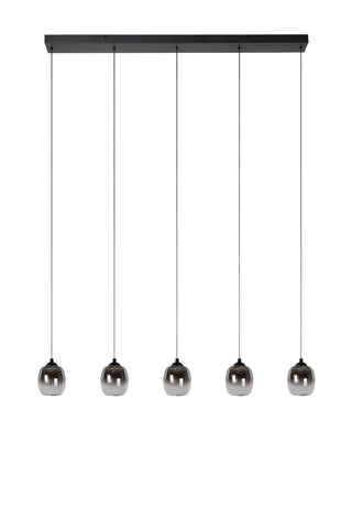 TAMINO - Hanglamp - LED Dimb. - 5x5,6W 3000K - Zwart