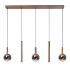 Lucide Premium - JASMINE - Pendant light - LED Dimmable - CCT - 5x4W 2200K/3300K - Copper - IP20