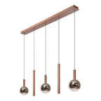 Lucide Premium - JASMINE - Pendant light - LED Dimmable - CCT - 5x4W 2200K/3300K - Copper - IP20