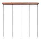 Lucide Premium - JASMINE - Pendant light - LED Dimmable - CCT - 5x4W 2200K/3300K - Copper - IP20