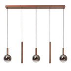 Lucide Premium - JASMINE - Pendant light - LED Dimmable - CCT - 5x4W 2200K/3300K - Copper - IP20