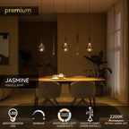 Lucide Premium - JASMINE - Pendant light - LED Dimmable - CCT - 5x4W 2200K/3300K - Copper - IP20