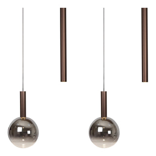 JASMINE - Pendant light - LED Dimmable - CCT - 7x4W 2200K/3300K - Suitable for voids and high ceilings - Copper