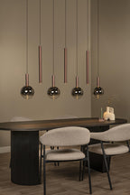 JASMINE - Pendant light - LED Dimmable - CCT - 7x4W 2200K/3300K - Suitable for voids and high ceilings - Copper