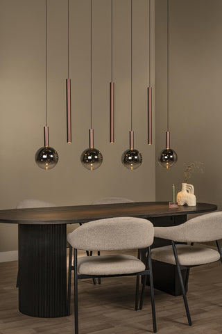 JASMINE - Pendant light - LED Dimmable - CCT - 7x4W 2200K/3300K - Suitable for voids and high ceilings - Copper