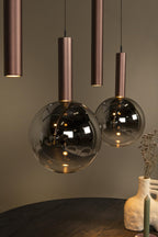 JASMINE - Pendant light - LED Dimmable - CCT - 7x4W 2200K/3300K - Suitable for voids and high ceilings - Copper