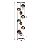 Vloerlamp Stellar artic zwart - 9-lichts, 150 cm hoog