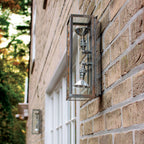 Wandlamp buiten Vitrine Up & Down, geborsteld nikkel