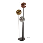 Lampadaire Stellar en cascade noir artic - 3 lumières, hauteur 164 cm