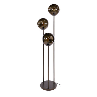 Vloerlamp Stellar getrapt sienna bruin - 3-lichts, 164 cm hoog
