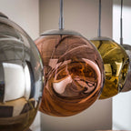 Pendant lamp Stellar old silver - 4-light, 130 cm wide