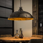 Hanglamp Industry oud zilver - 1-lichts, diameter 80 cm