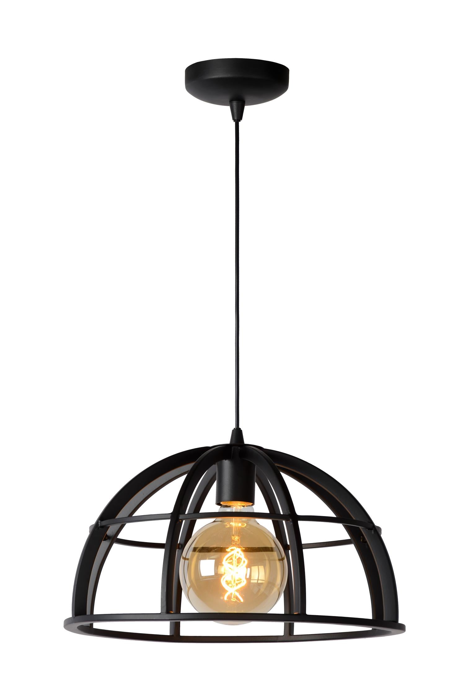 DIKRA - Suspension - Ø 40 cm - 1xE27 - Noir