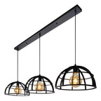 DIKRA - Suspension - Ø 40 cm - 3xE27 - Noir