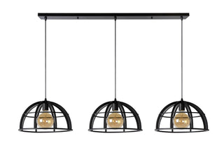 DIKRA - Suspension - Ø 40 cm - 3xE27 - Noir