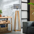 Lampadaire Twist gris ardoise - 1 lumière, hauteur 135 cm