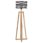 Lampadaire Twist gris ardoise - 1 lumière, hauteur 135 cm
