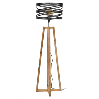 Lampadaire Twist gris ardoise - 1 lumière, hauteur 135 cm