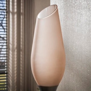 Vloerlamp Cocoon sienna bruin frosted - 3-lichts, 168 cm hoog