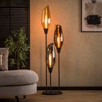 Lampadaire Cocoon XL noir - 3 lumières, hauteur 178 cm