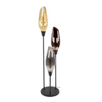 Lampadaire Cocoon XL noir - 3 lumières, hauteur 178 cm