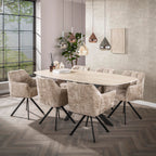 Suspension Wings noir - 5 lumières, largeur 123 cm