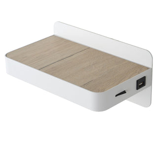 ATKIN - Bed light / Wall light - LED - 1x6W 3000K - With USB charging point - White