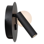 MATIZ - Bed light / Wall light - Ø 16.5 cm - LED - 3000K - With USB charging point - Black