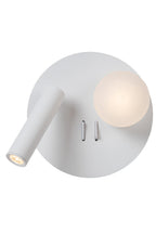 MATIZ - Bed light / Wall light - Ø 16.5 cm - LED - 3000K - With USB charging point - White