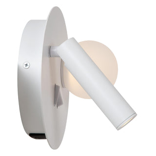 MATIZ - Bed light / Wall light - Ø 16.5 cm - LED - 3000K - With USB charging point - White