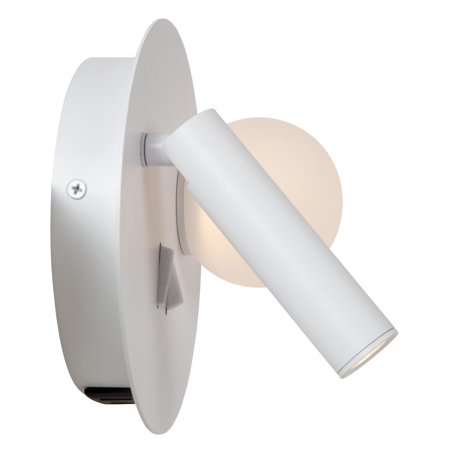 MATIZ - Bed light / Wall light - Ø 16.5 cm - LED - 3000K - With USB charging point - White