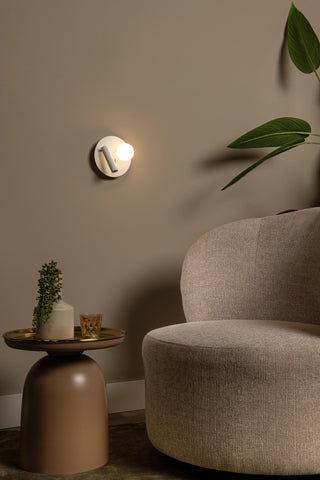 MATIZ - Bed light / Wall light - Ø 16.5 cm - LED - 3000K - With USB charging point - White